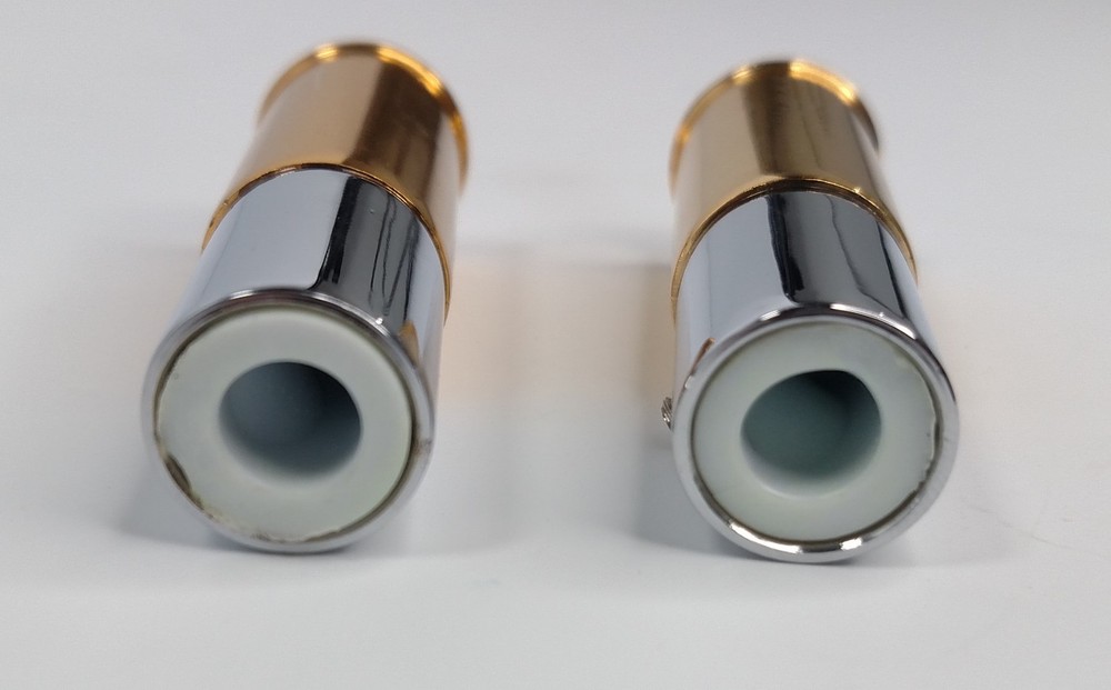 Pair Metal Bullet Shell Toggle Switch Extensions for Freightliner, 44 Mag Style