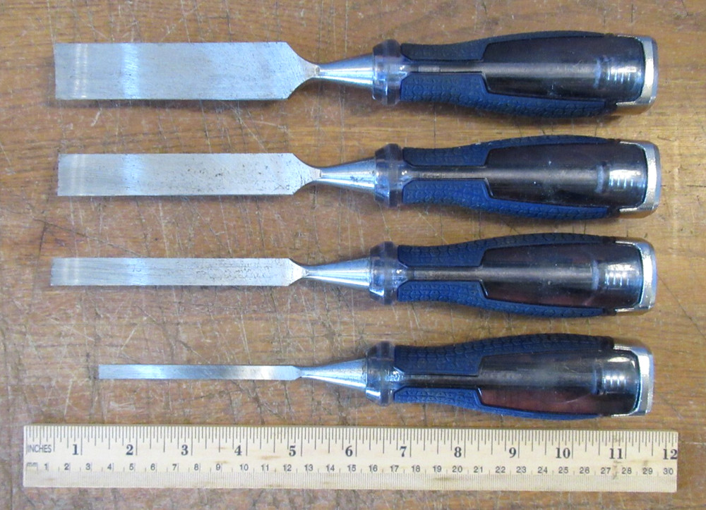 IRWIN Marples 4Pc Bevel Edge Woodworking Chisel Set 1/4" - 1"