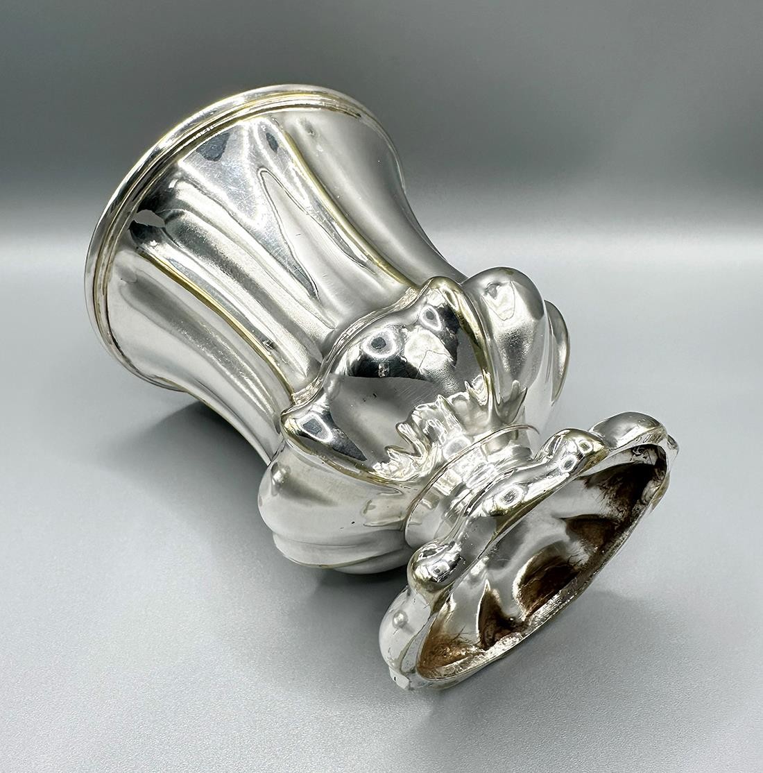 VICTORIAN CHRISTENING MUG SILVER PLATE ELKINGTON, MASON & CO 1854