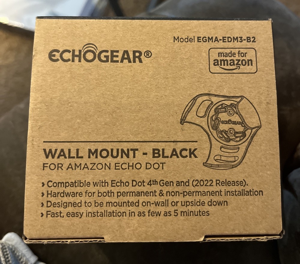Echo Dot (4th generation) Echogear New Wall Mount Made For Amazon