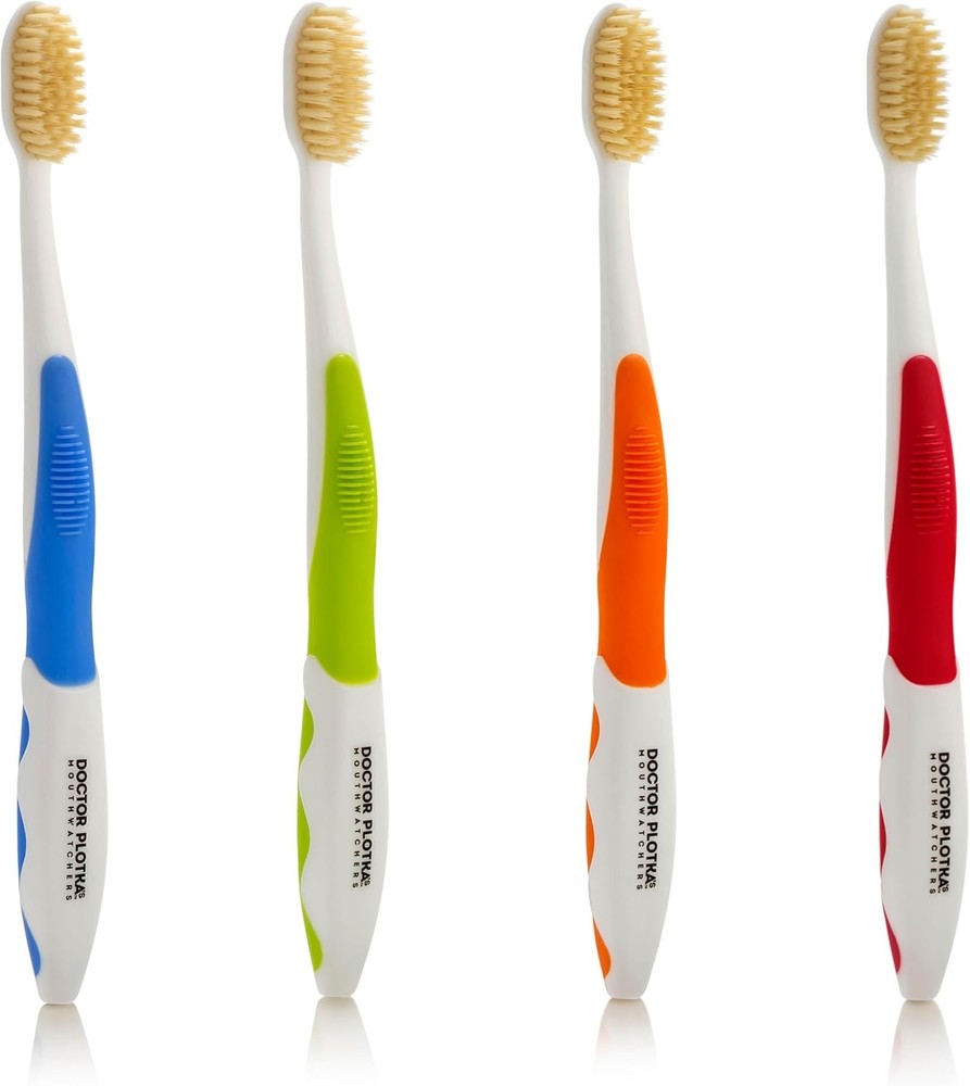 Dr Plotkas Soft Bristle Flossing Toothbrush Manual Soft