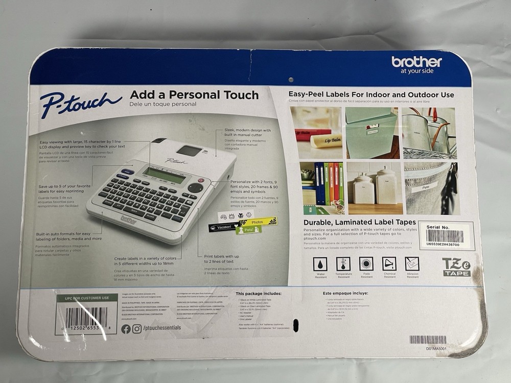 Brother P-Touch PT-2040SC Labeler Label Maker Printer