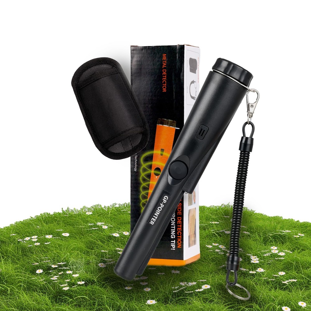 VortecSys Metal Detector Pinpointer, Professional Handheld Pointer Black