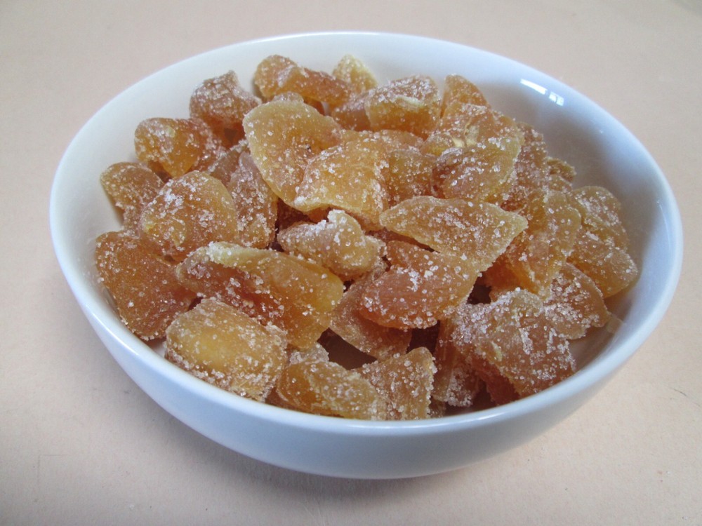 Natural Crystallized Ginger Chunks-Unsulfured, 5 lb-greenbulk