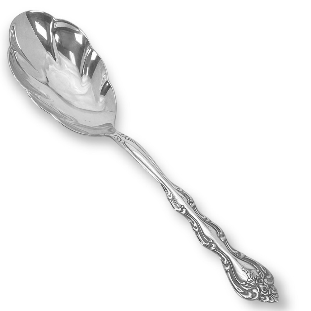 Interlude Pattern Silverplate by International Silver 9” Berry / Casserole Spoon