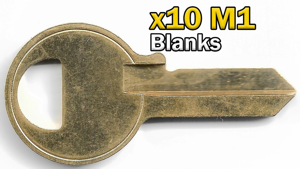 Master Lock M1 x10 Keyblanks | Master Lock 1K Padlock Blanks | 