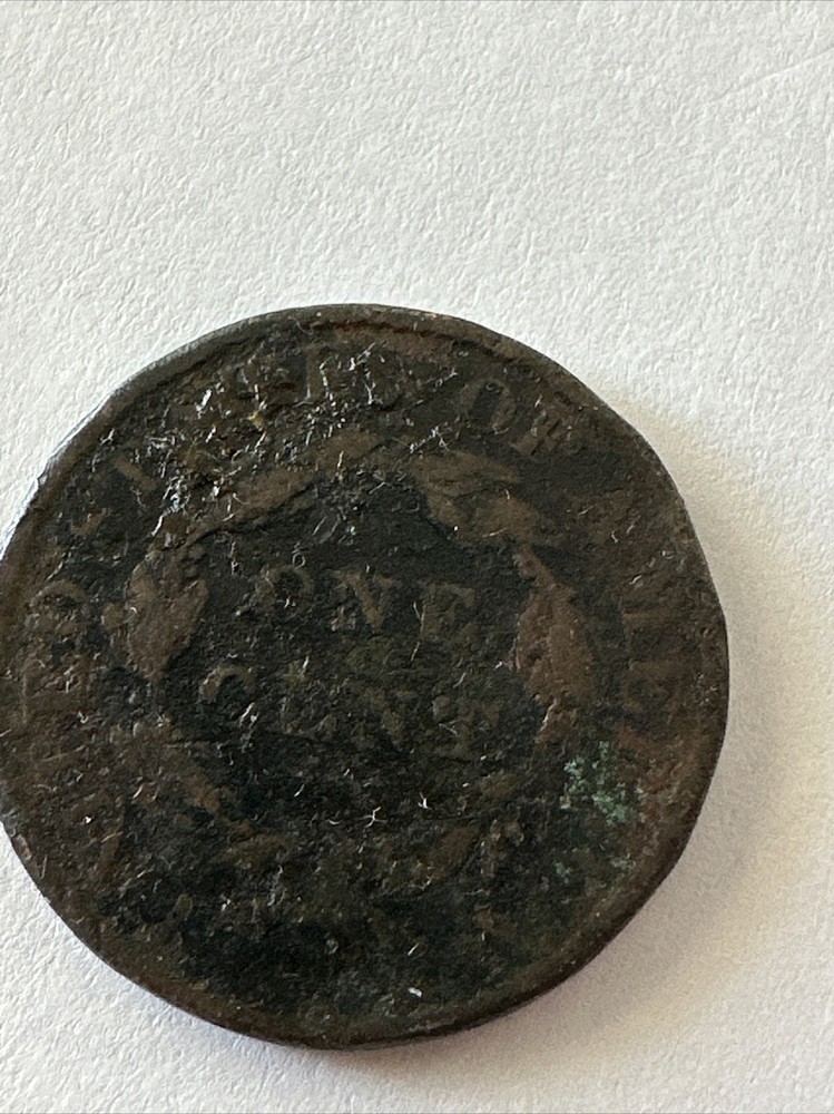 1830 Coronet Head US Copper Large Cent 1C