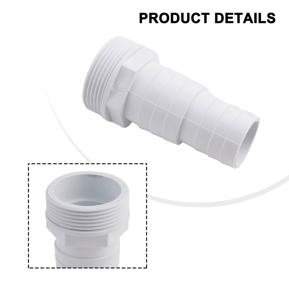 For swimming Pool Hose Nozzle Sturdy ABS Construction Easy Flow Adjustment