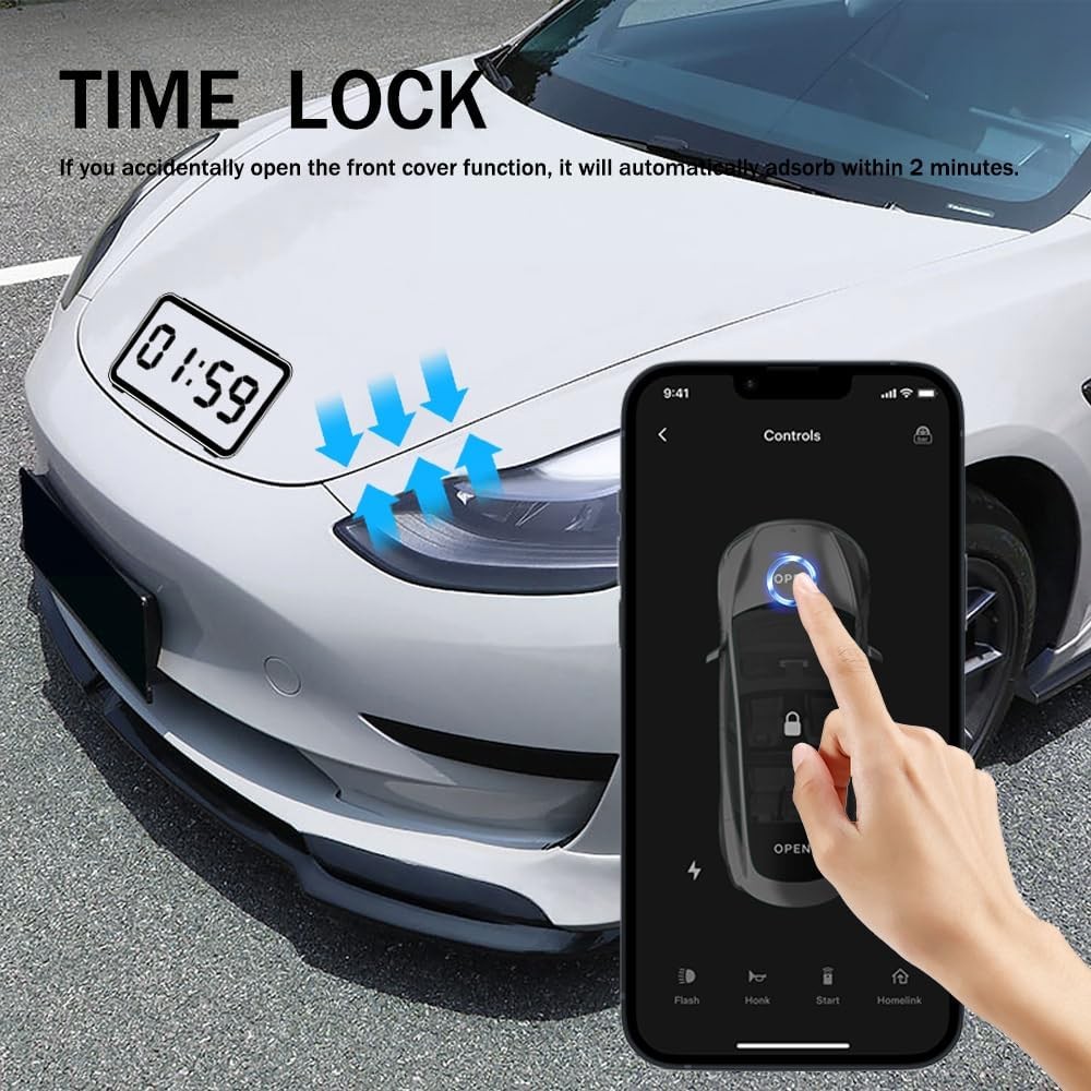 Power Frunk Soft Closing System Tesla ModelY With Electric Auto Suction Function