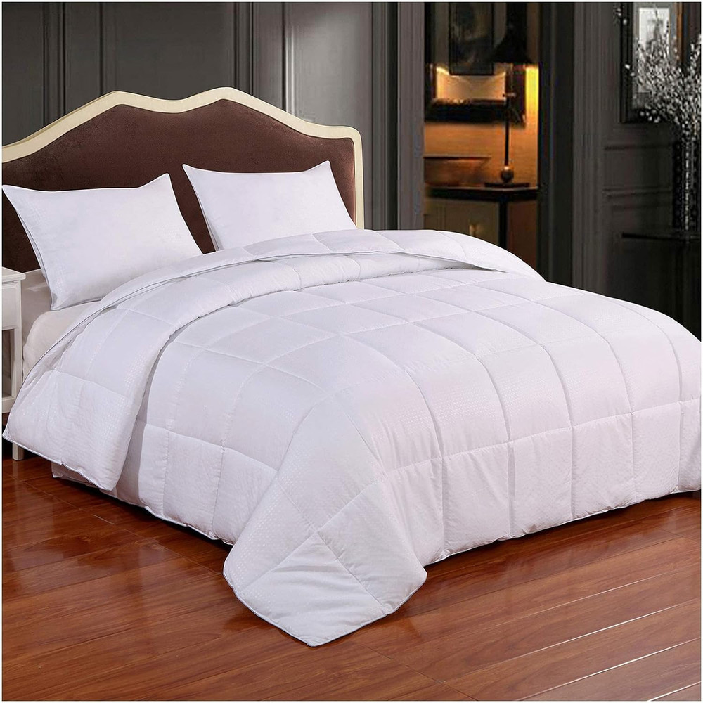 Comforter King Size - White Duvet Insert down Alternative Bed King Comforter, Li