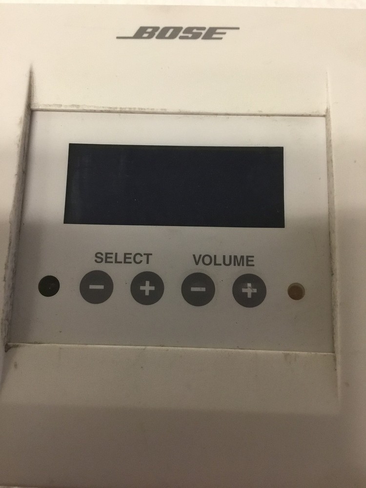 BOSE ControlSpace Zone Controller CC-16 White 275433 w/ FACE PLATE WORKING
