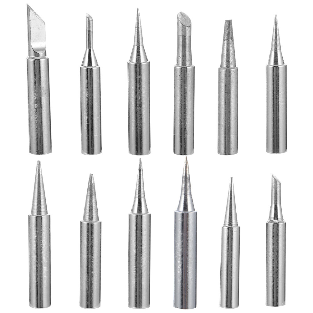 12PCS/Set Practical Durable Tips Welding Iron Head Soldering Station Kit