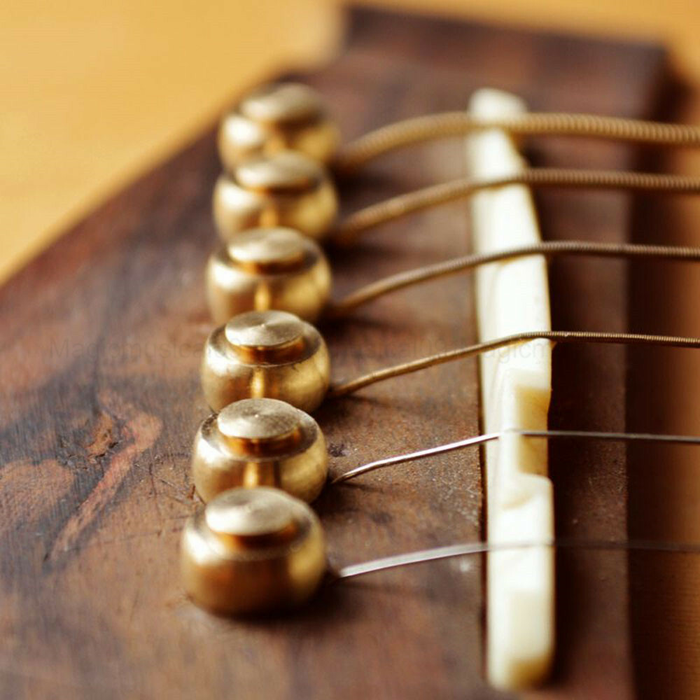 6pcs Acoustic Guitar Copper BRIDGE PINS