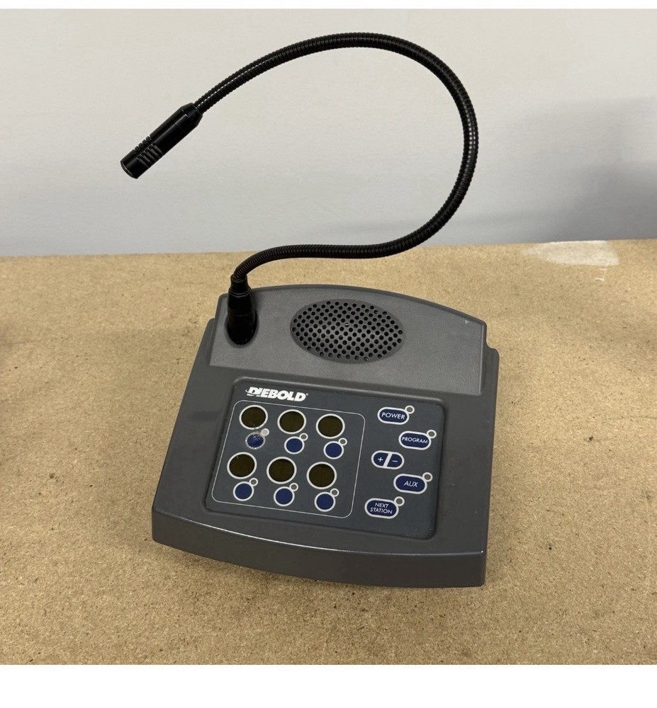 Diebold 00-013541-000A Audio System console Mic Microphone