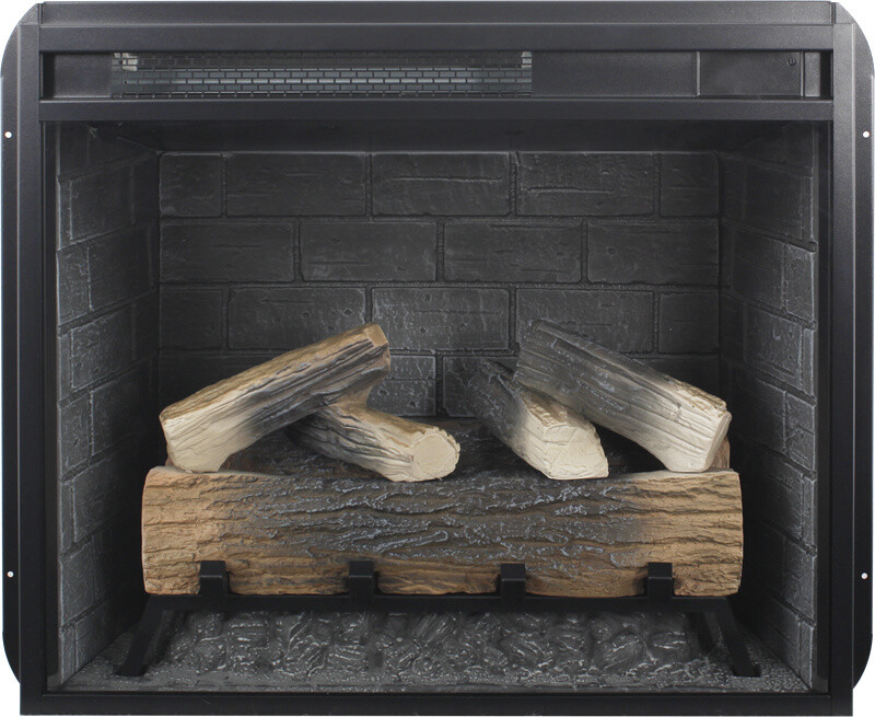 23" Insert Electric Fireplace 1500W Infrared Heating,Log Set,Remote with Timer