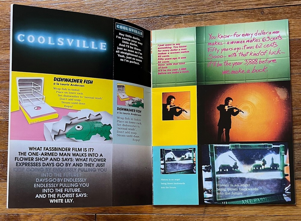 Laurie Anderson's Postcard Book '90 - 24 postcards