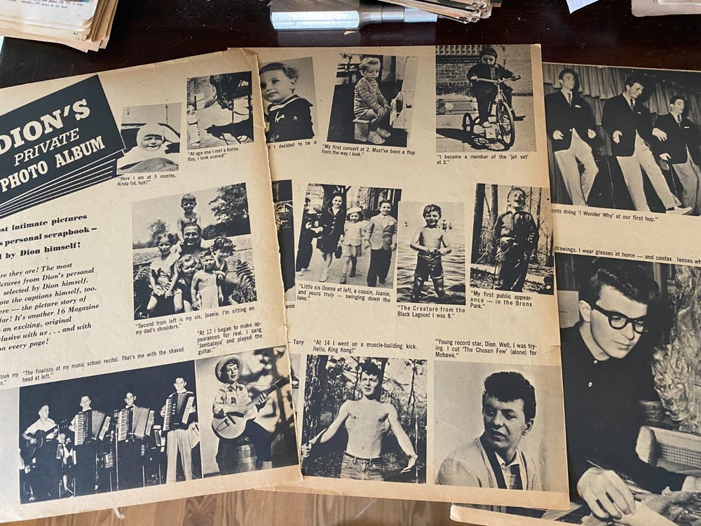 Dion, Three Page Vintage Clipping