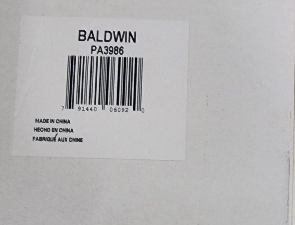 BALDWIN FILTERS PA3986 Cabin Air Filter,Rectangular