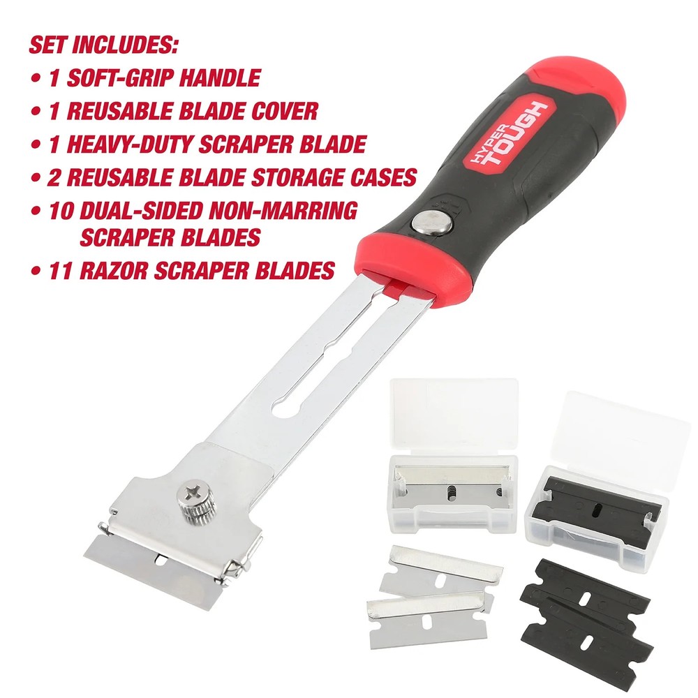 Extendable Razor Blade Scraper Set