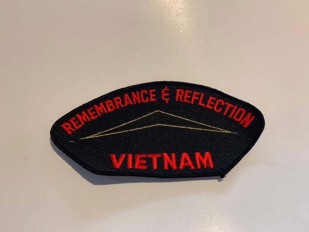 Remembrance & Reflection Vietnam patch, Vietnam war patch, military patch, NEW