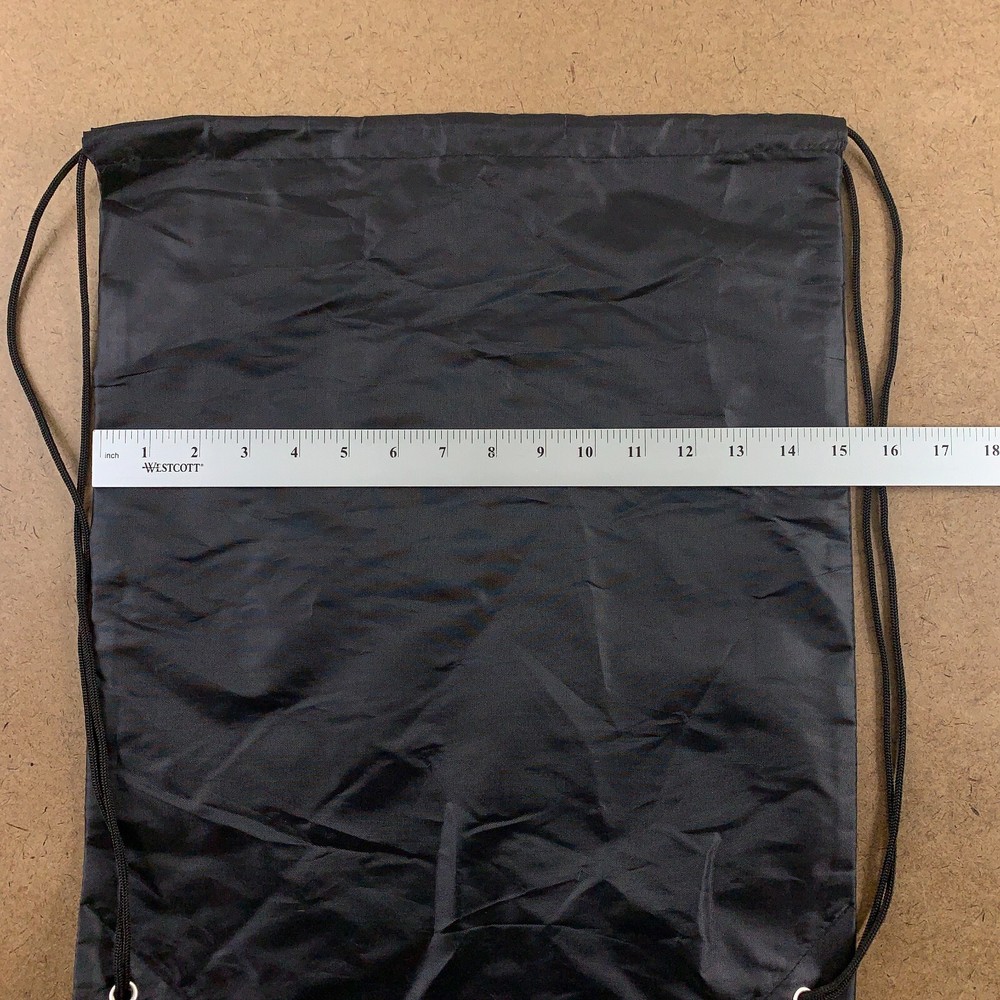 UFC Gym Black White Logo Drawstring Backpack Bag New