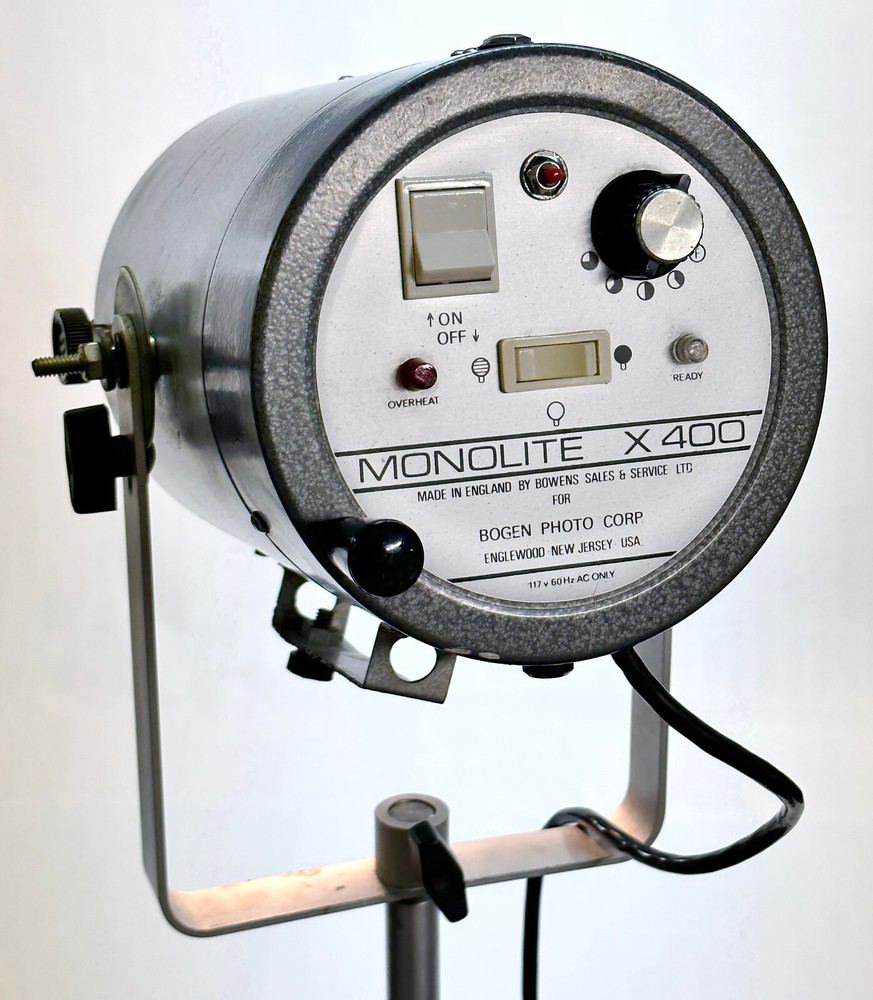 Bogen Monolite X400 Studio Strobe Flash Head & Bowens MK3 Monocell Plug-in Slave