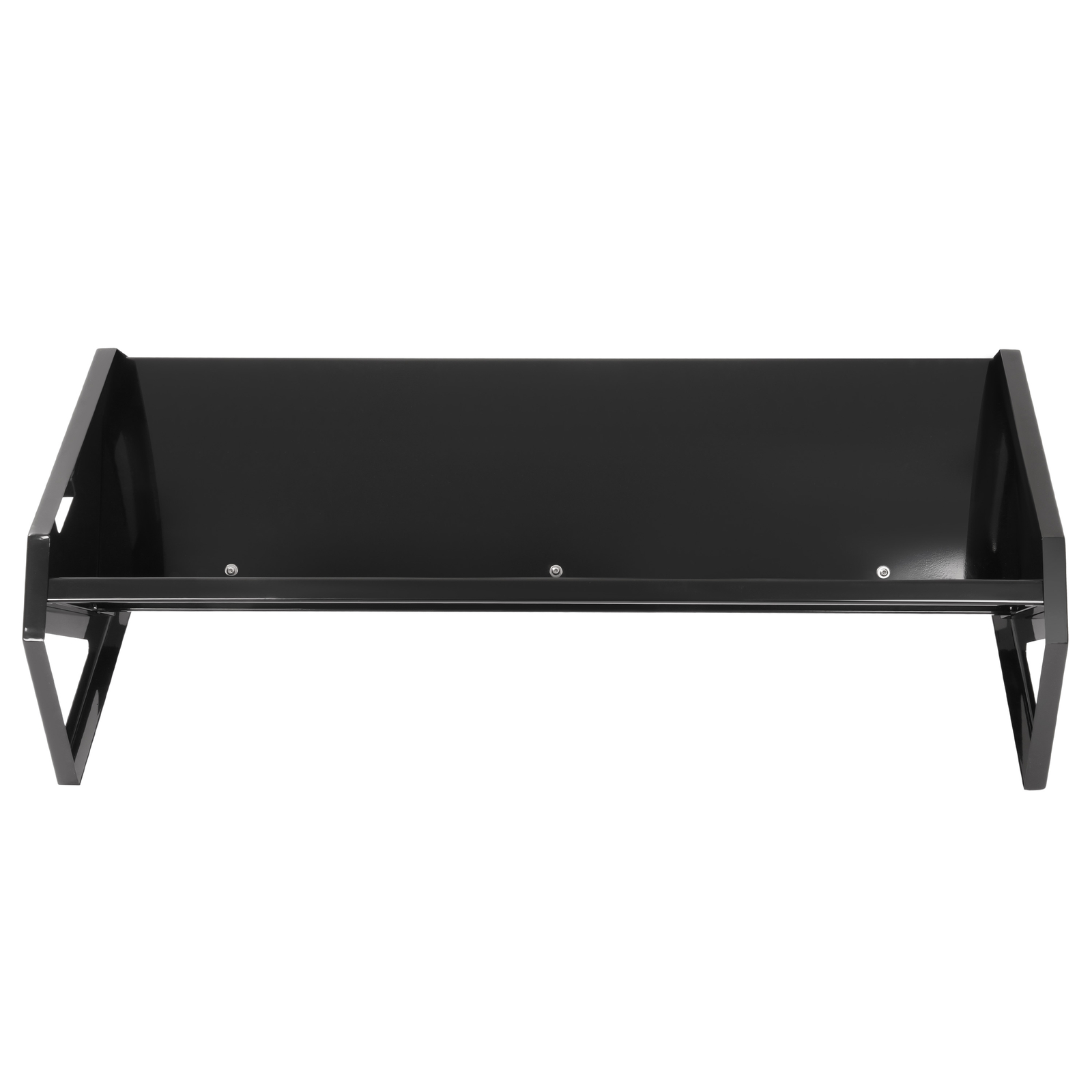 V-Shaped Livestock Feeding Trough 45'' Hay Feeder Black for Goats Calves Horses