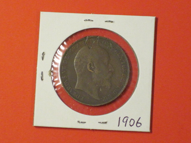 ** 1906 Penny - Great Britain - KM# 794.2 Good example.