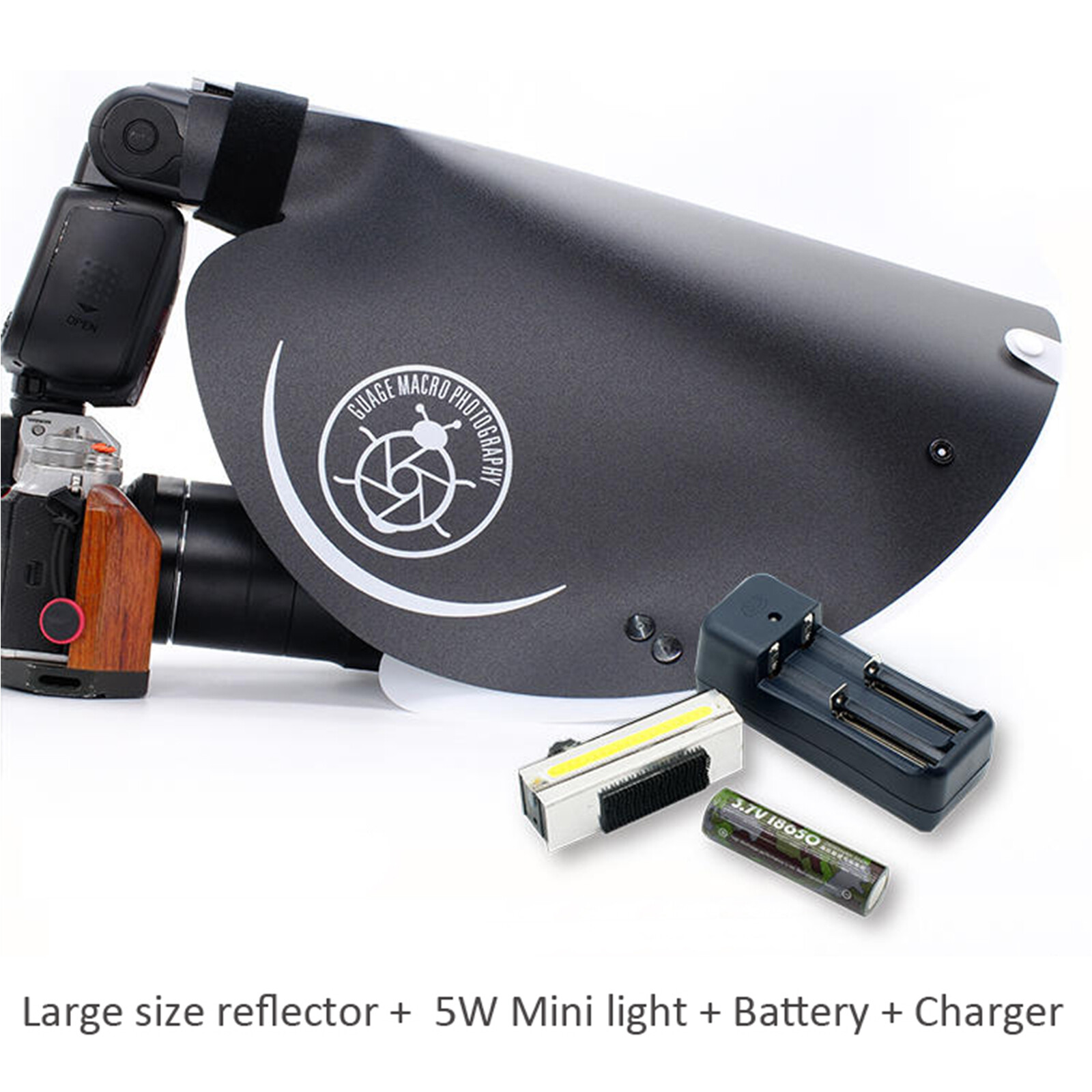 Macro Diffuser Reflector Soft Light Cover For Canon 100 Sony 90 Nikon 105 Lens