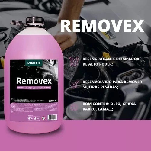 Kit Removex + Alumax Automotive Car Vehicle Clean Maintenance 2x5L Vonixx Vintex