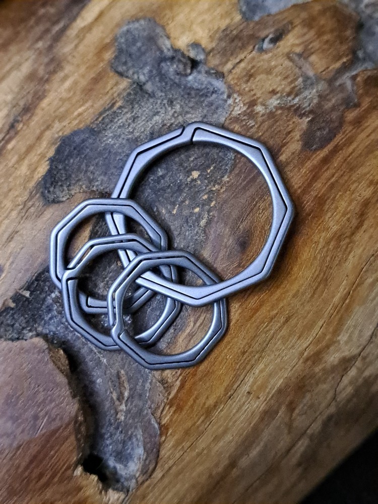 Gentlemen Series Titanium Sidepush Keyring Set