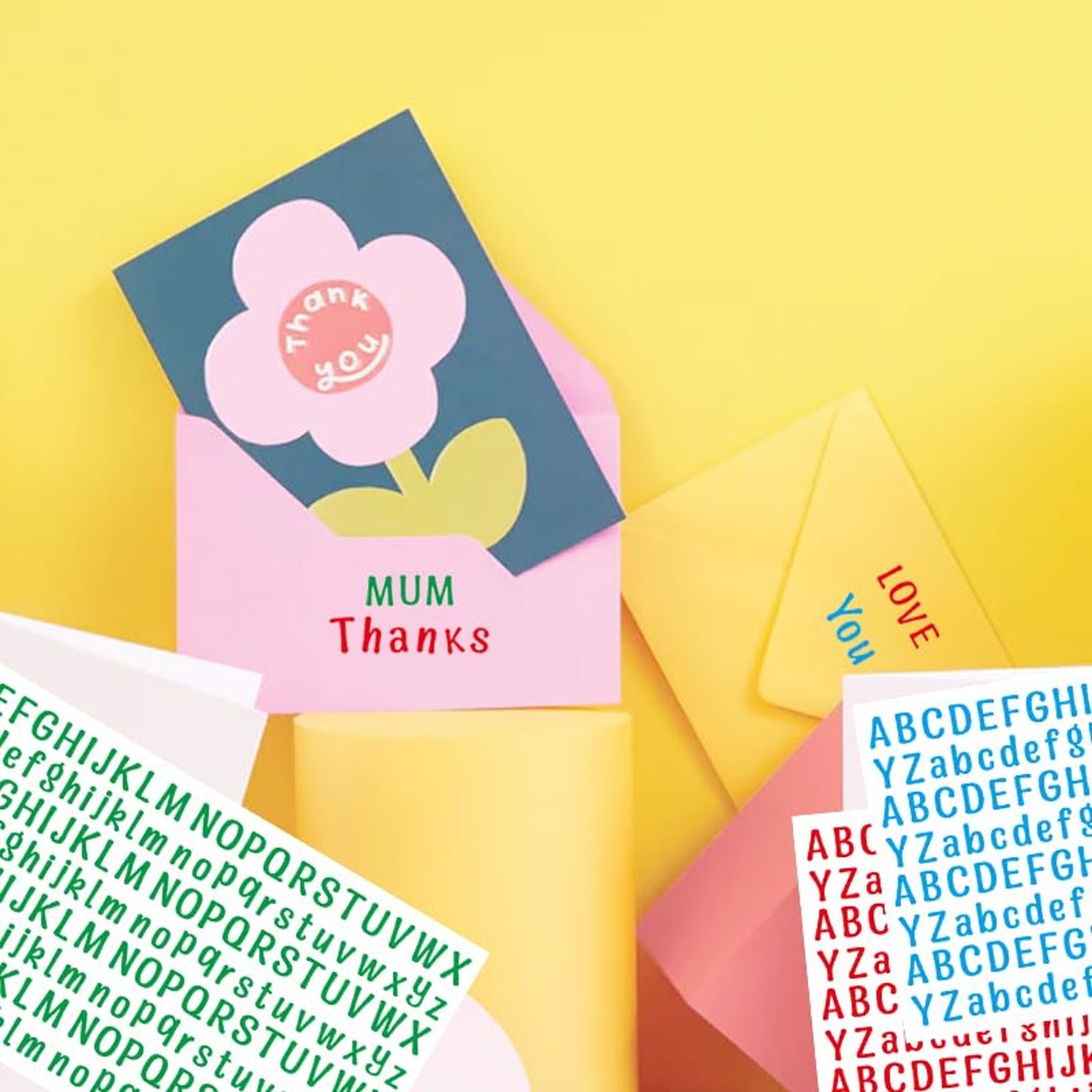 2080 Pieces 10 Sheets Small Letter Stickers, 1/2 Inch Self Adhesive Alphabet,...