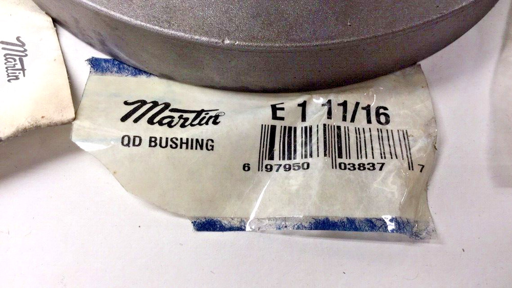 Martin E-1-11/16 Quick Disconnect Bushing E-Series 1.6875-Bore E1-11/16 E11116