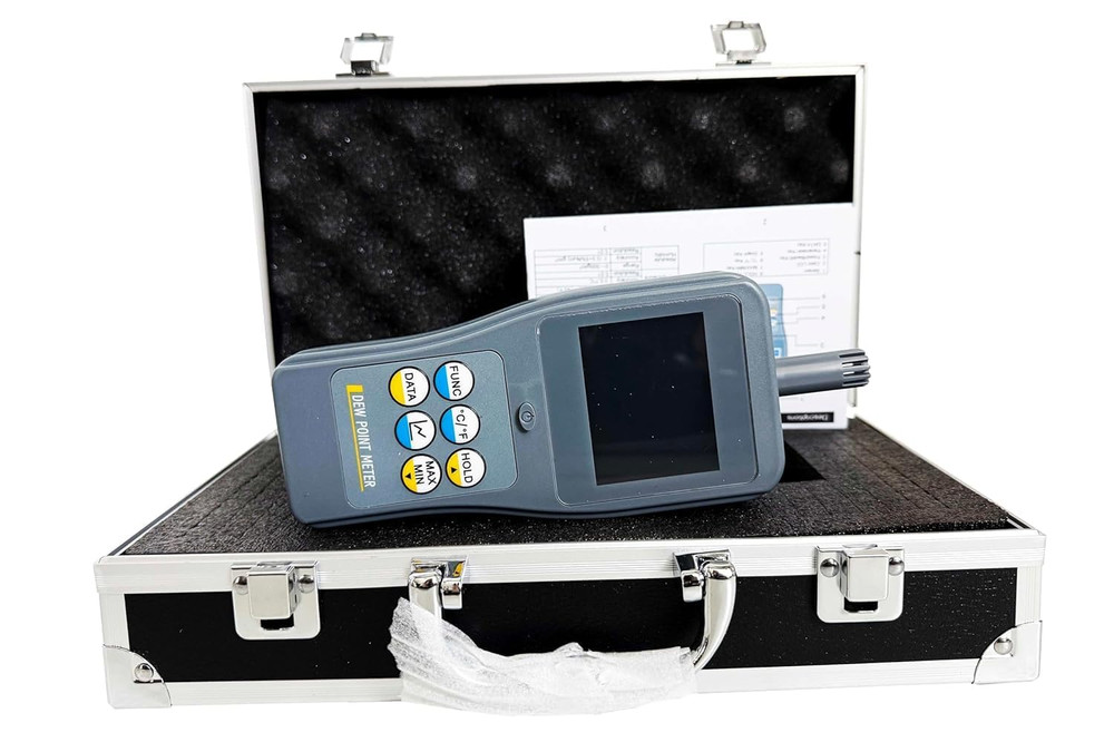 Dew Point Meter Tester With Battery Indication Function Temperature Unit (°C/°F)