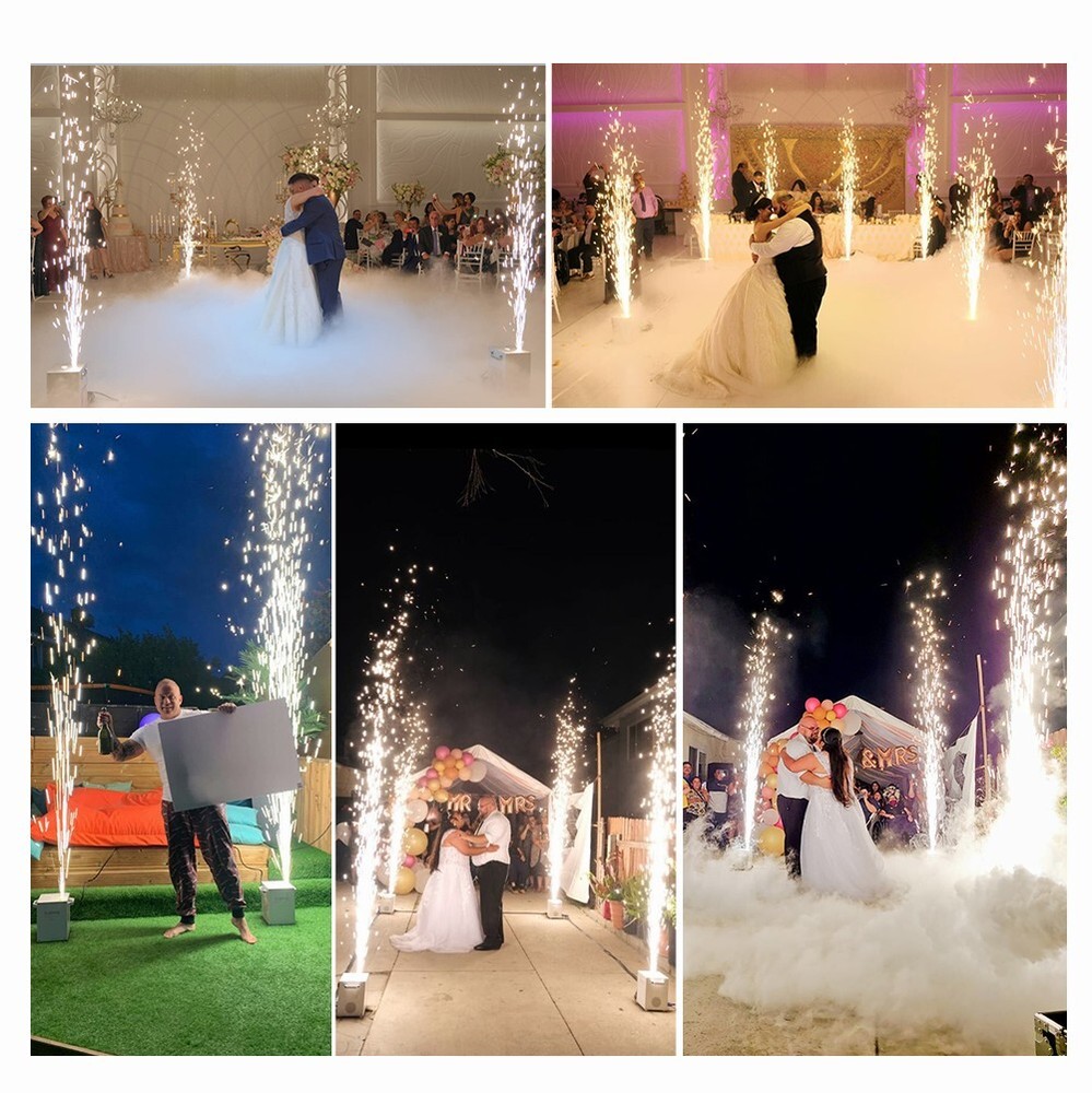 V-Show 650W Cold Spark Machine Stage Effect Firework Machine for Wedding Party