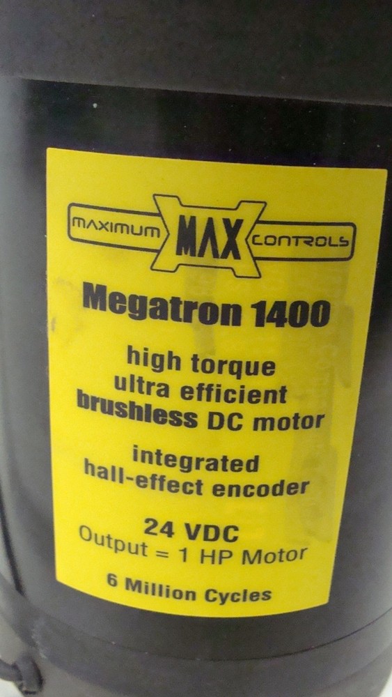 MAX MAXIMUM CONTROLS MEGATRON 1400 24VDC 1HP MOTOR MX053