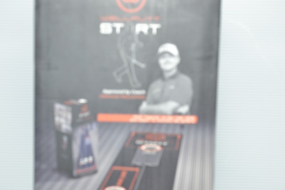 WELLPUTT Start Golf Putting Training Mat 10ft Practice Tool