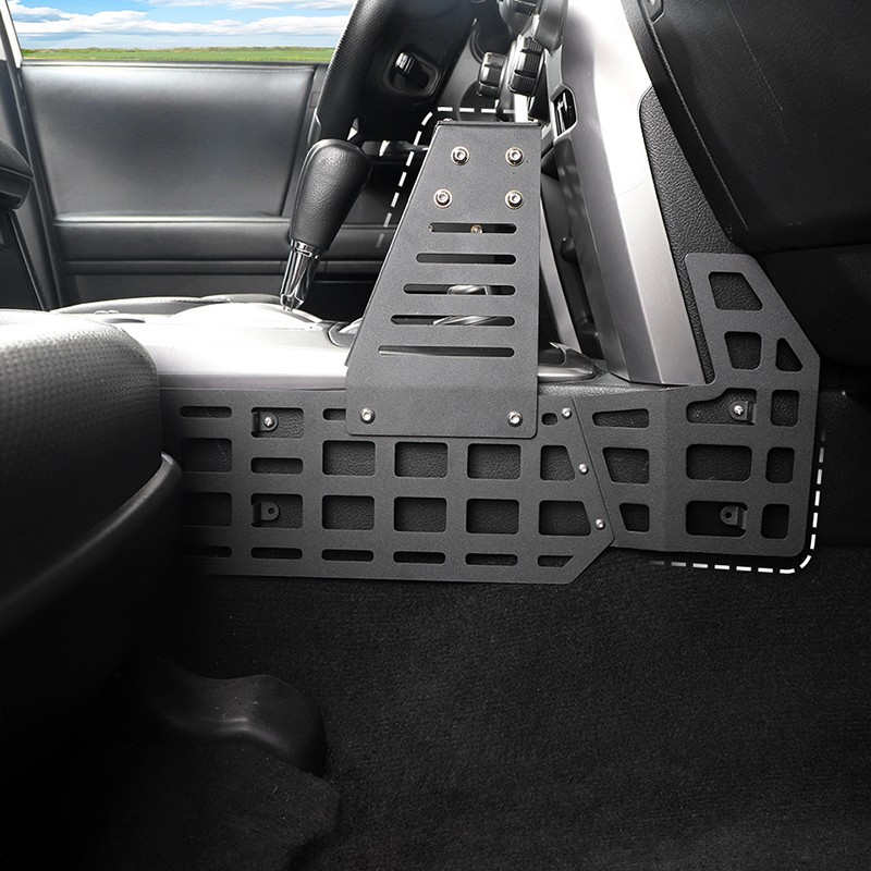 Fits For 4runner 2010+ Center Console MOLLE PANEL Bracket Rack