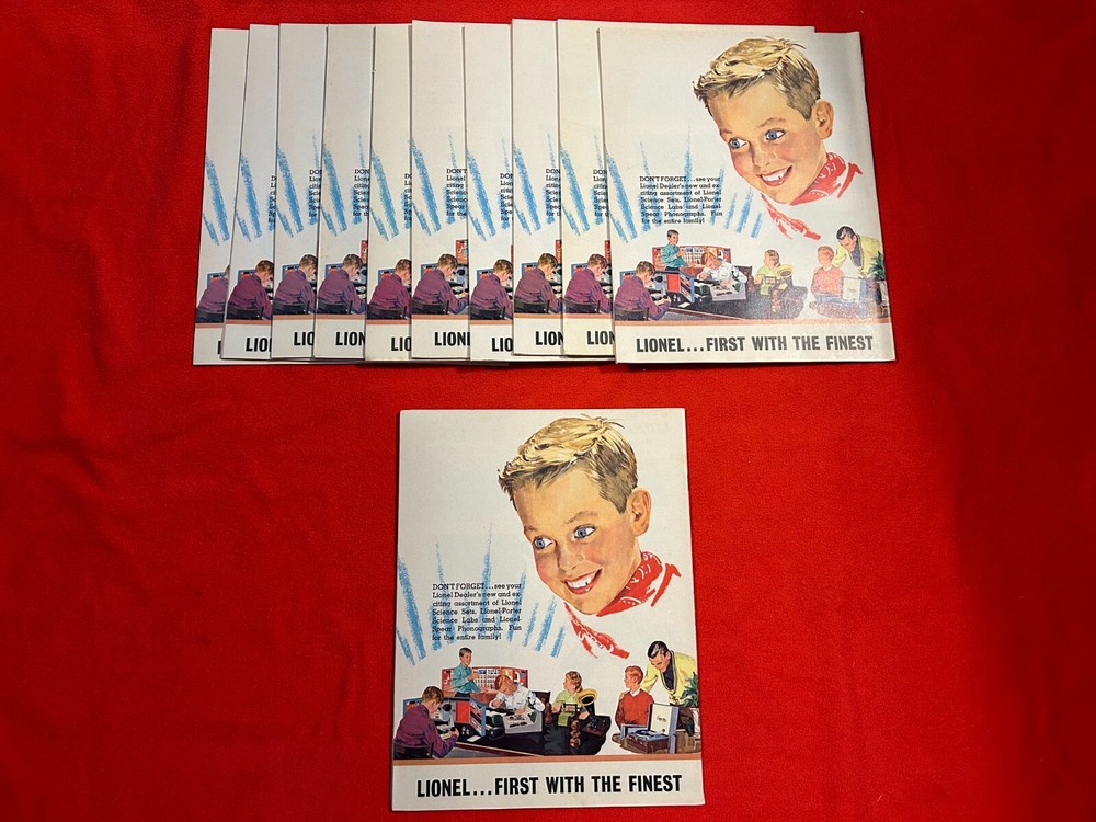 ORIGINAL LIONEL POSTWAR 1963 CONSUMER TRAIN CATALOG IN C8/9 CONDITION