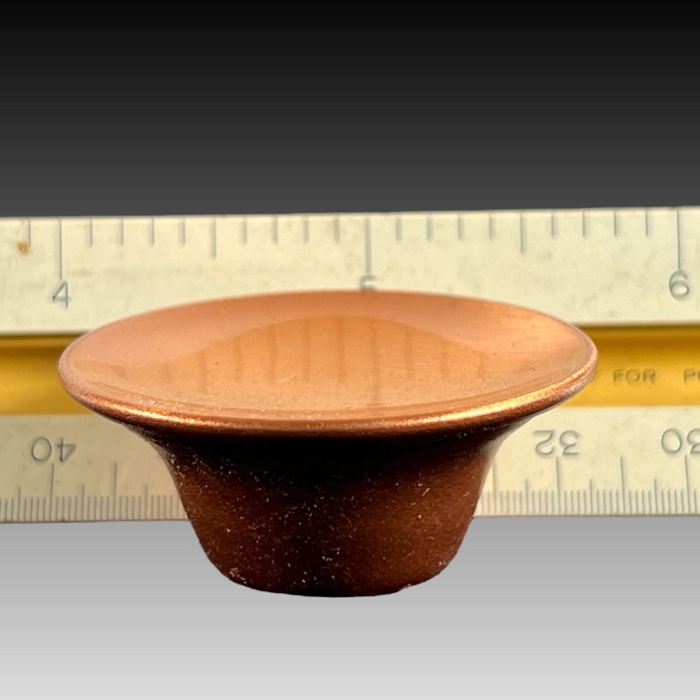 Vintage MCM Hardware Set Of Four Copper Tone Drawer Cabinet Pulls Knobs