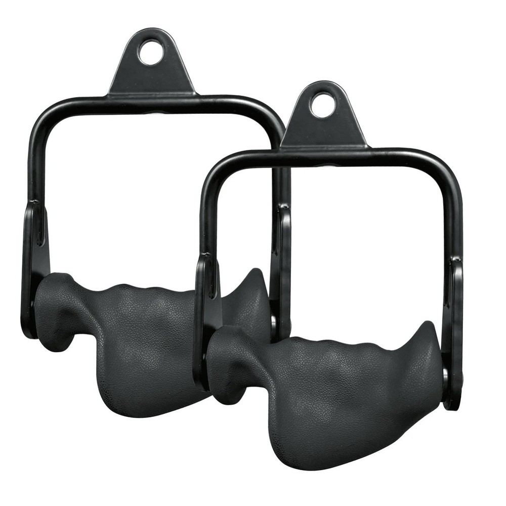 Ergonomic Cable Machine V-Bar / Neutral Grip Handle Attachment (Pair) NEW
