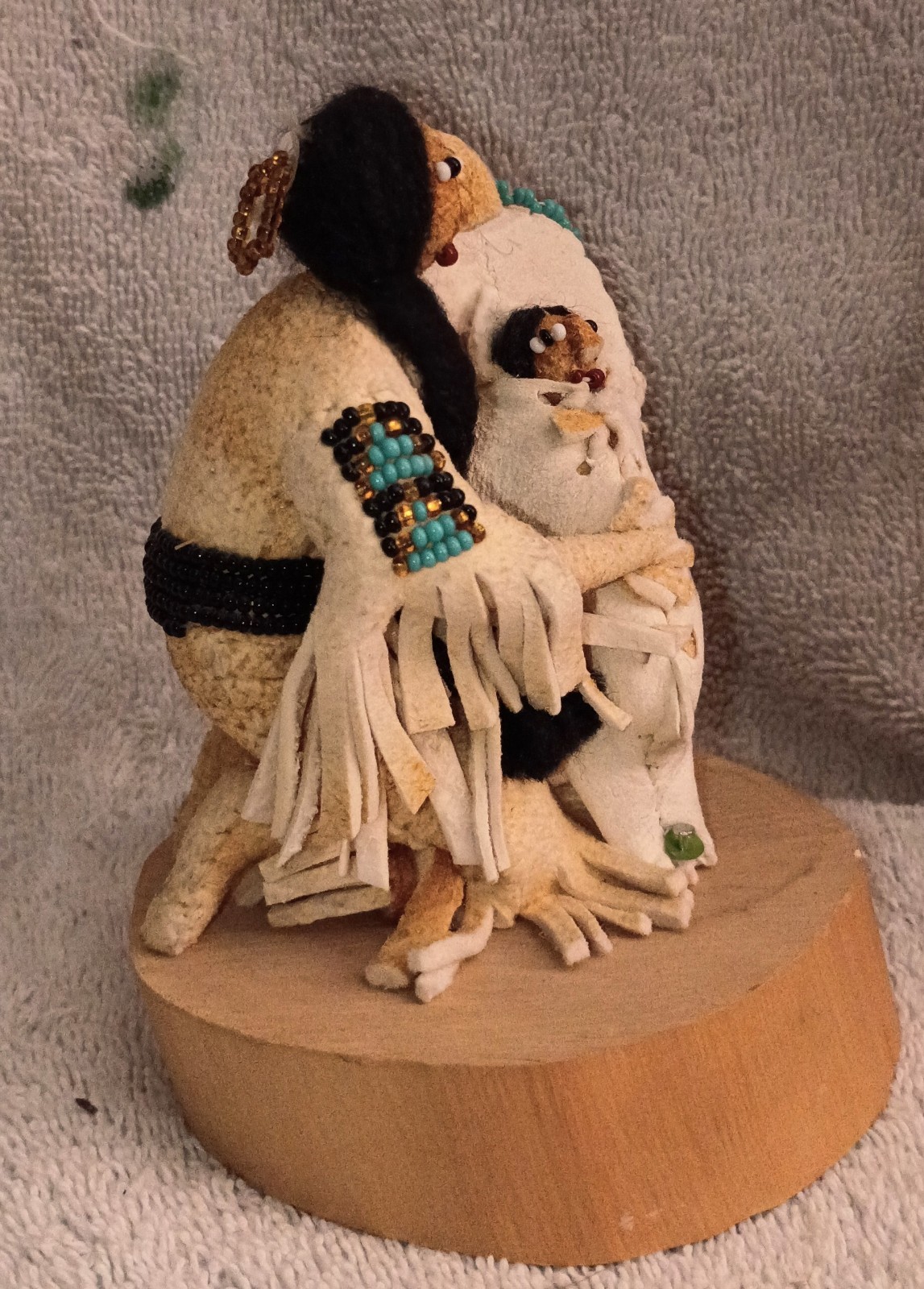 Wonderful Cecelia Ottogary Shoshone Doll With Cradle Board And Baby