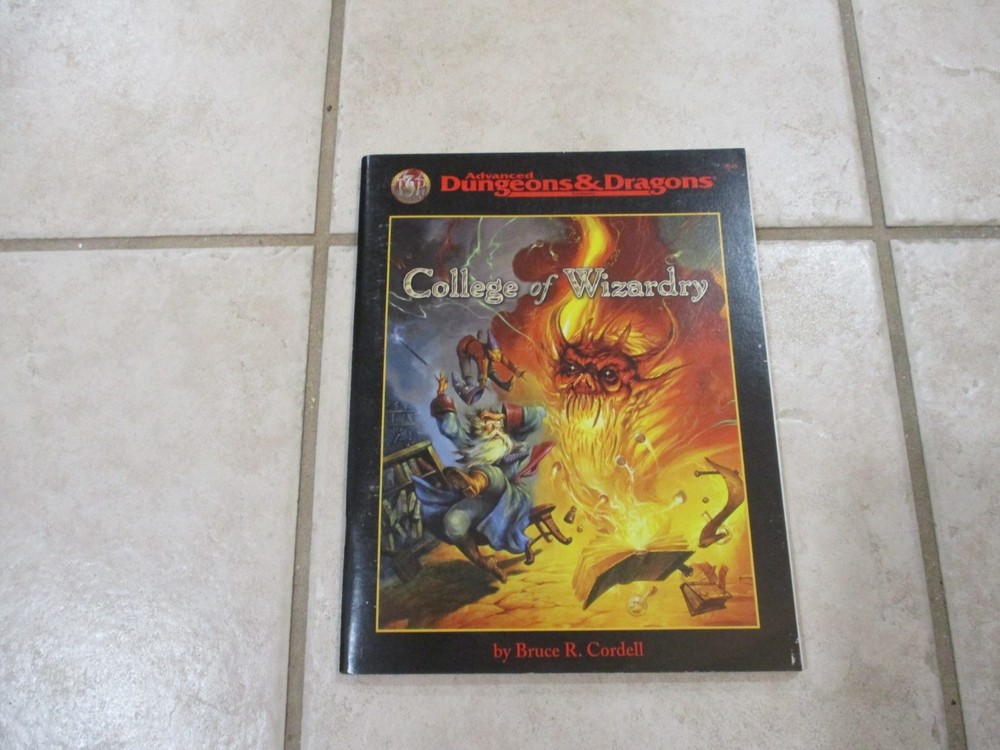 AD&D D&D College of Wizardry with map