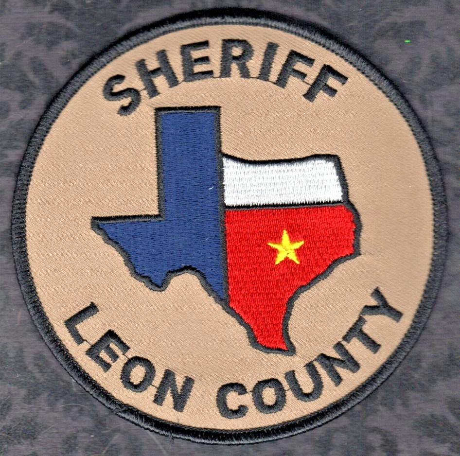 Leon County Texas Sheriff Shoulder Patch  Guarantee 100%