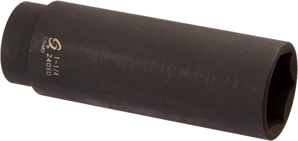 Sunex 240XD 1/2" Drive, Extra Long Deep Impact Socket, 10/4"