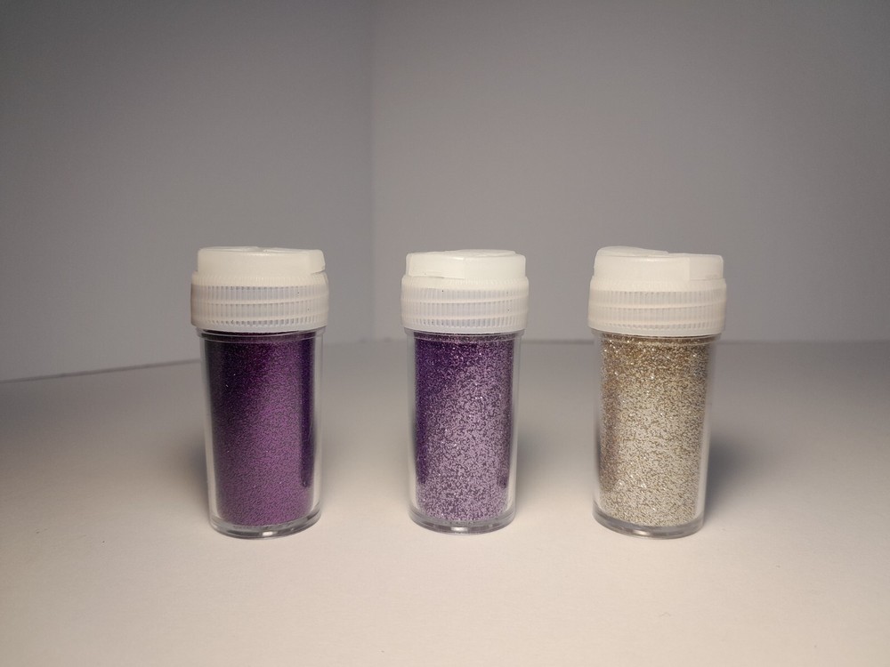 Glitter Shakers, 18-Pack, Assorted Glitter, Fine Glitter