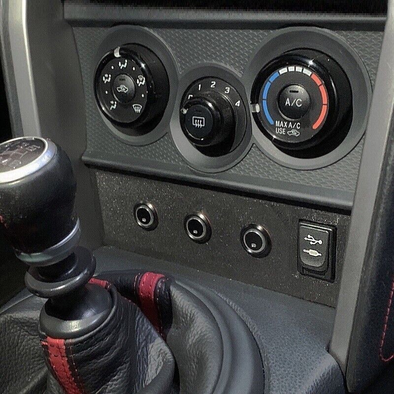 2013-2020 GT86 FRS BRZ Center Dash Cubby Delete Custom Switch Panel with AUX USB