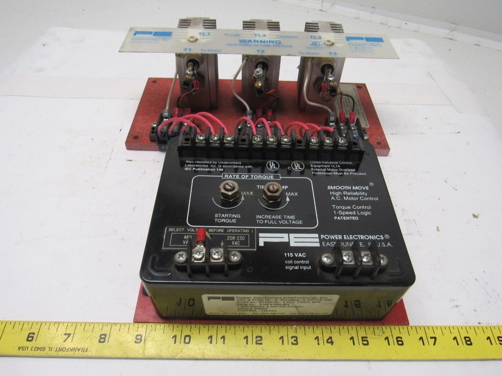Power Electronics Intl BT746-1D Single Speed Soft Start Reduced Torque Control