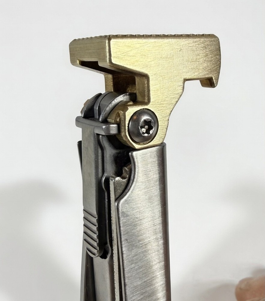 For Leatherman Wave +, BRASS Hammer Head Mod, Modification, CNC Made,Locking,CAD