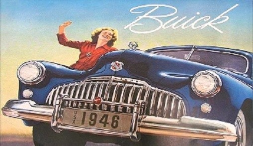 1946 Buick Fridge Magnet